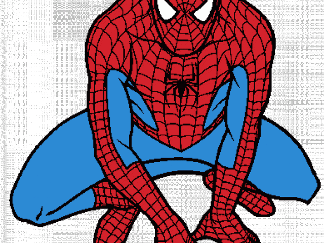A Cartoon Of A Spider Man