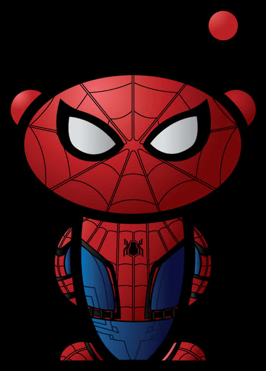 A Cartoon Character Of A Spiderman