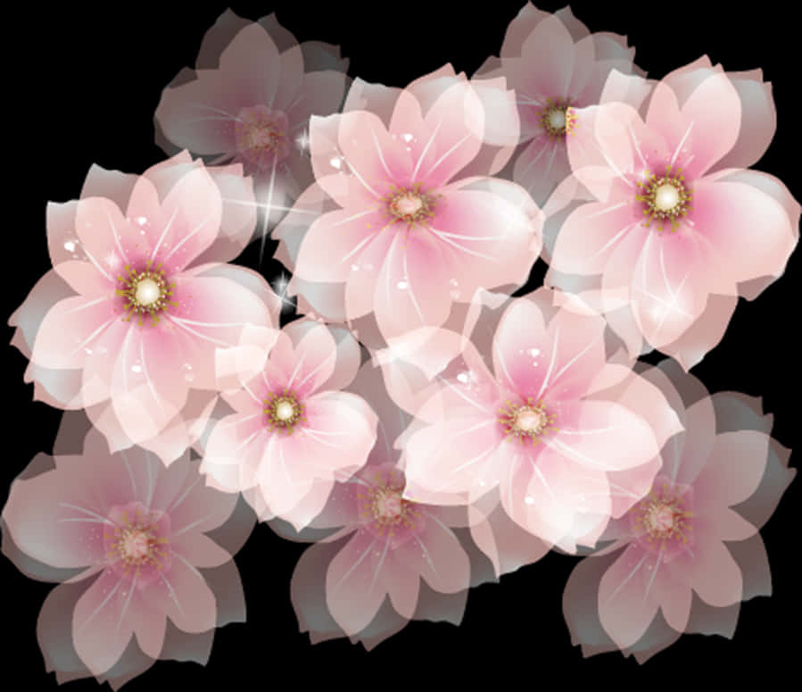 Spring Pink Flower Blooms