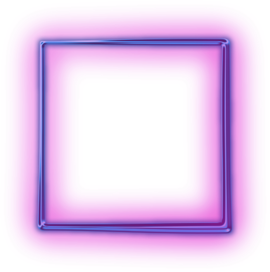 A Purple Square With Black Background