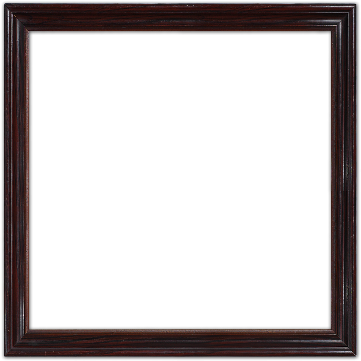 A Black Square Frame With A Black Background