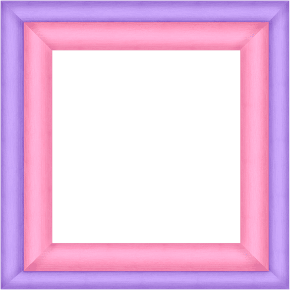 A Pink And Purple Square Frame