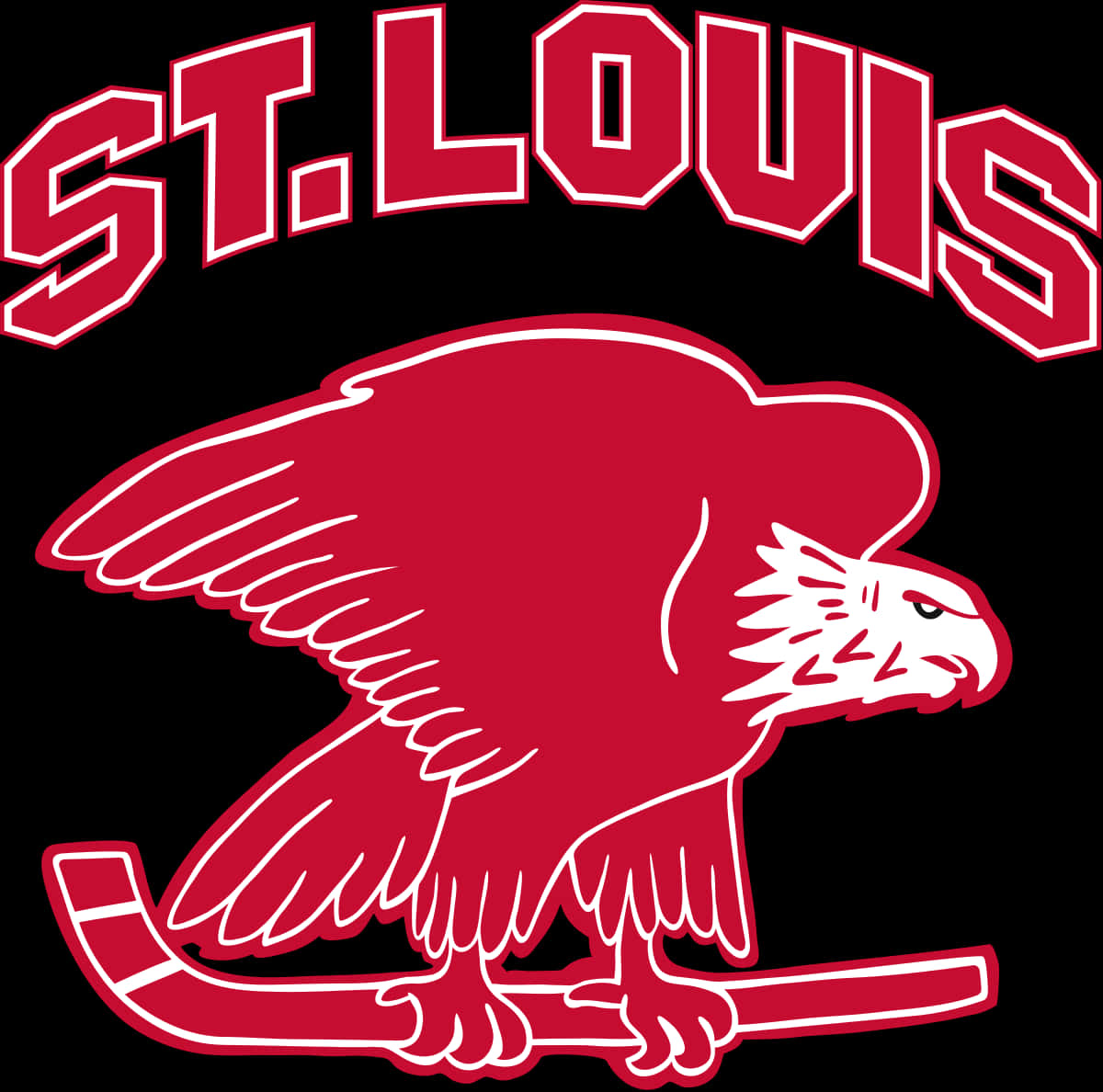 St Louis Eagles Hockey Logo