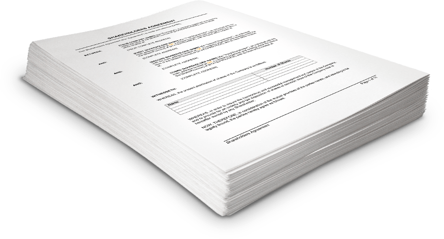 A Stack Of Papers With Text