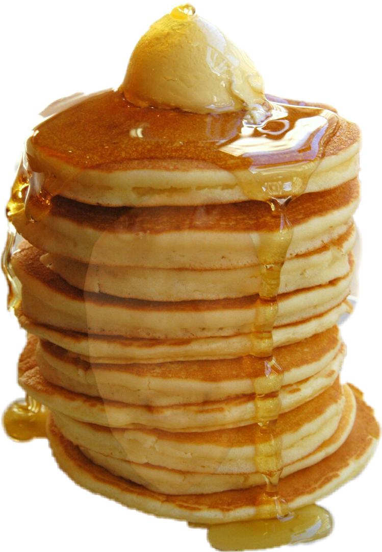 A Stack Of Pancakes With Butter On Top