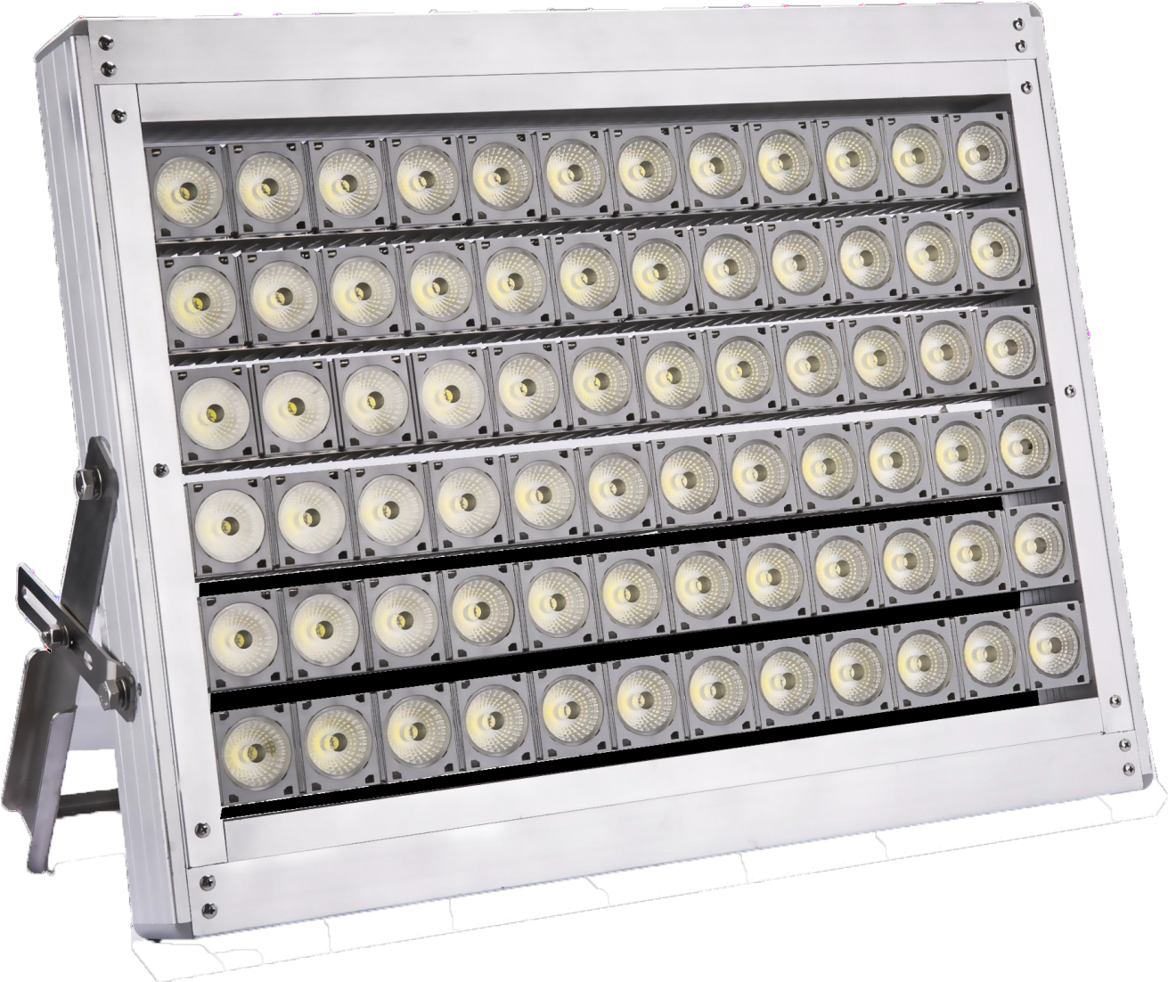 A White Rectangular Light Box With Many Lights