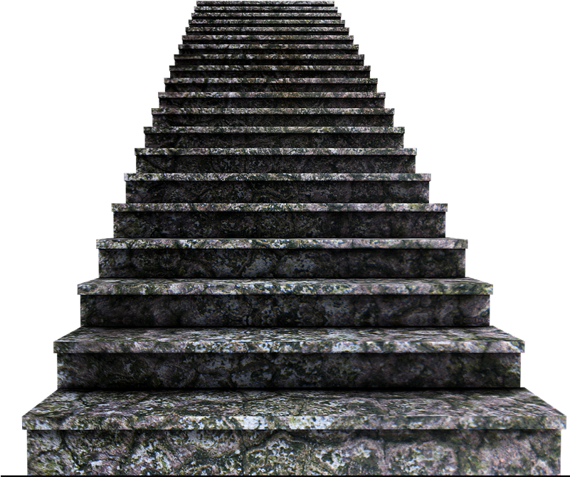 A Close Up Of A Staircase