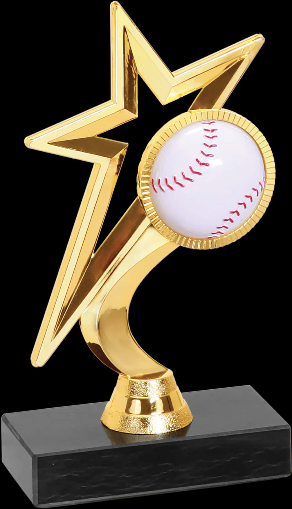 Star Baseball Trophy