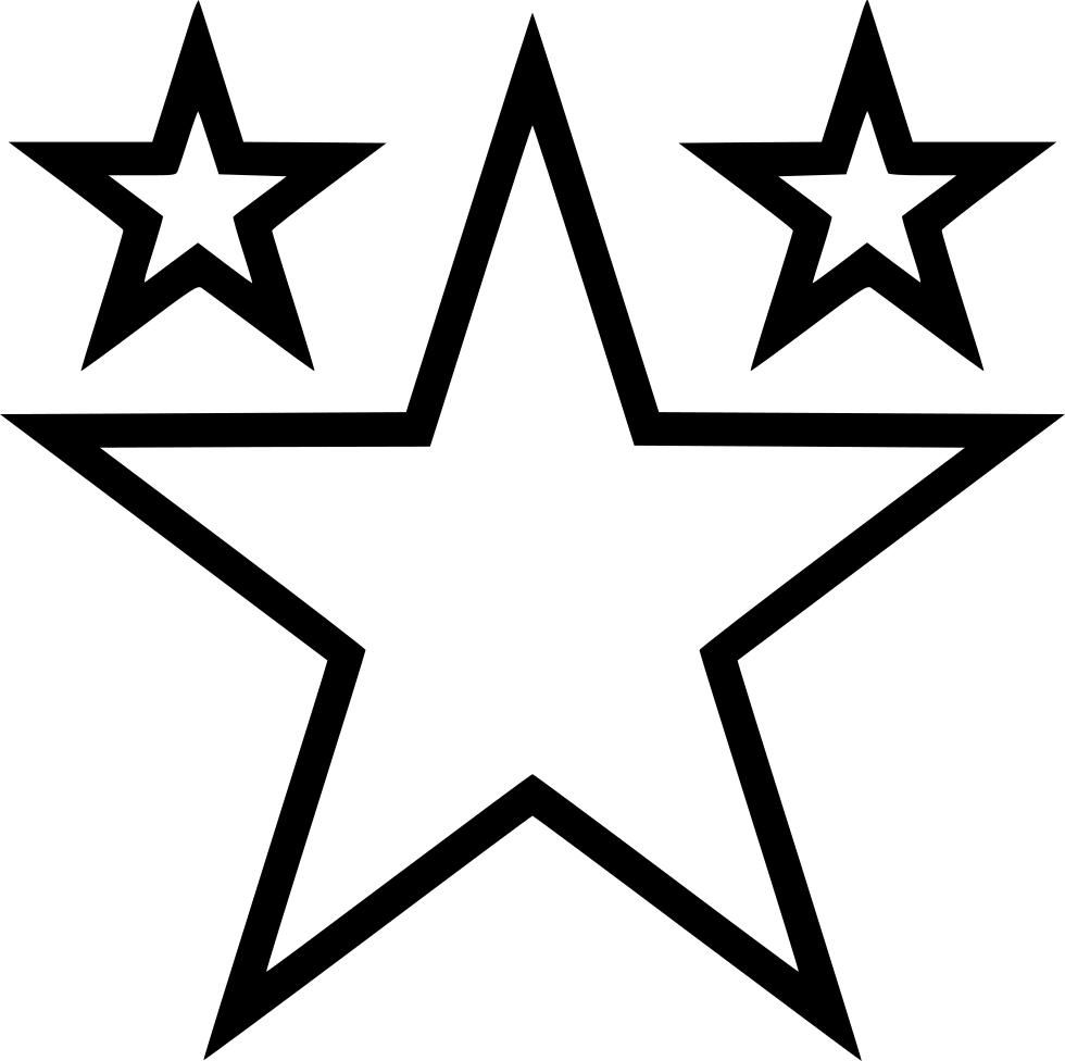 A Black Star With A Black Background