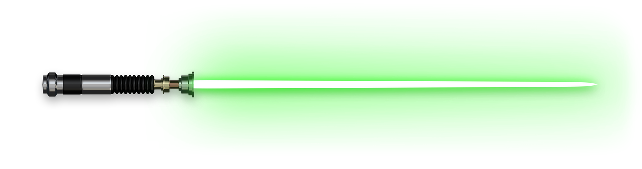 A Green Light In A Dark Background