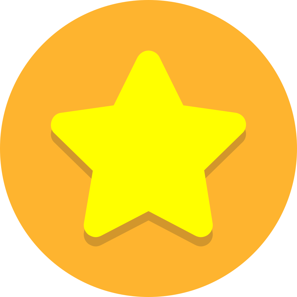 A Yellow Star In A Circle