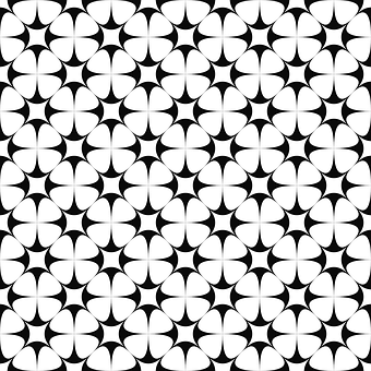 A Black And White Pattern