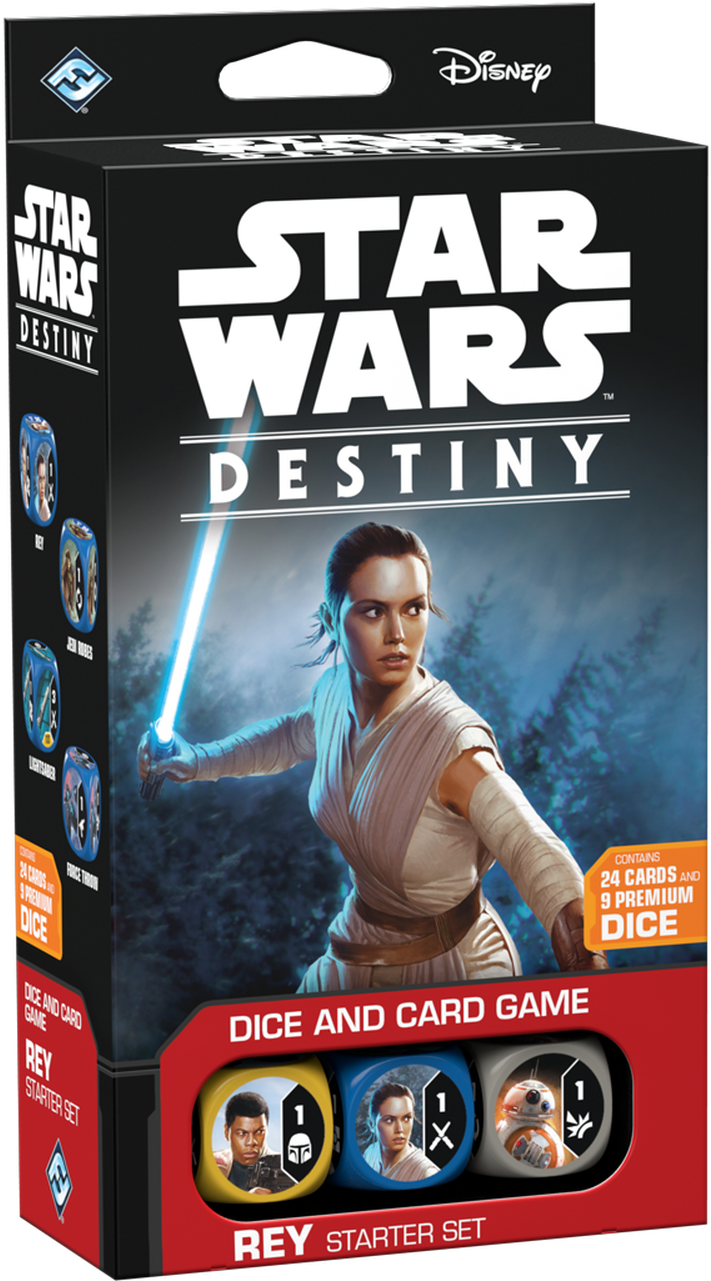 Star Wars Destiny Rey Starter Set, Hd Png Download