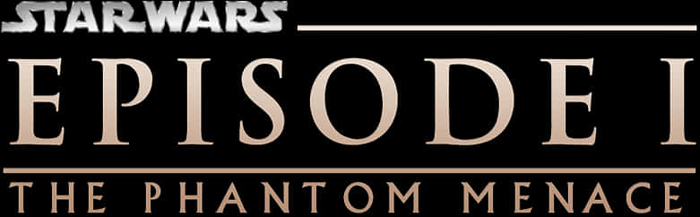 Episode I Star Wars Logo