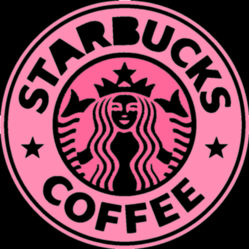 A Pink Logo With A Woman In A Crown