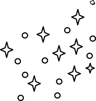 A Black Background With White Stars And Dots