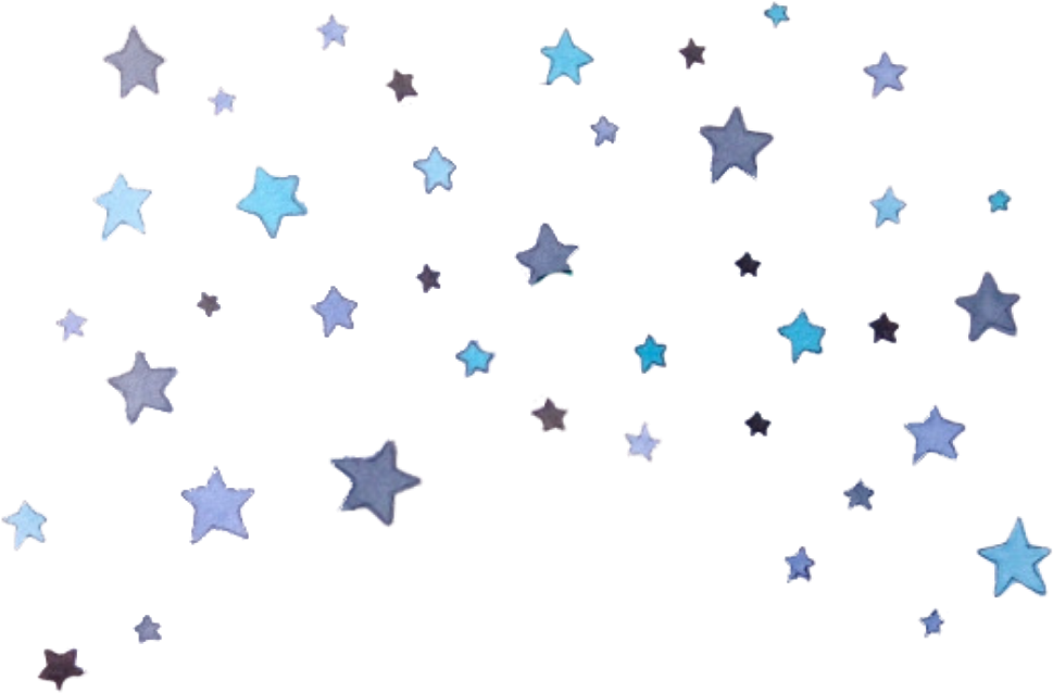 A Group Of Blue Stars On A Black Background
