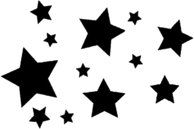 A Group Of Stars On A Black Background