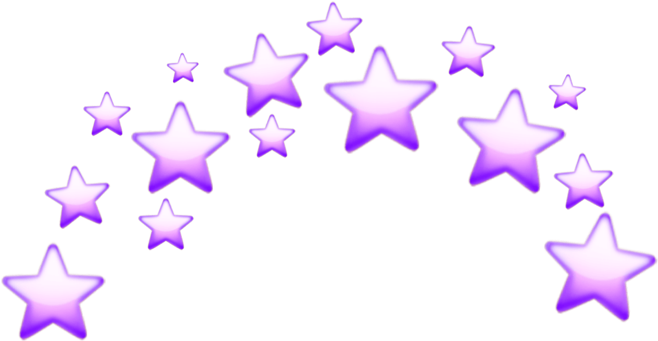 A Group Of Purple Stars