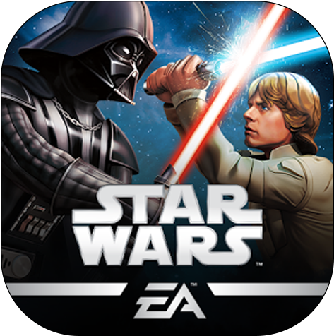 A Video Game Cover With A Black Mask And A Man Fighting With A Red Light Saber