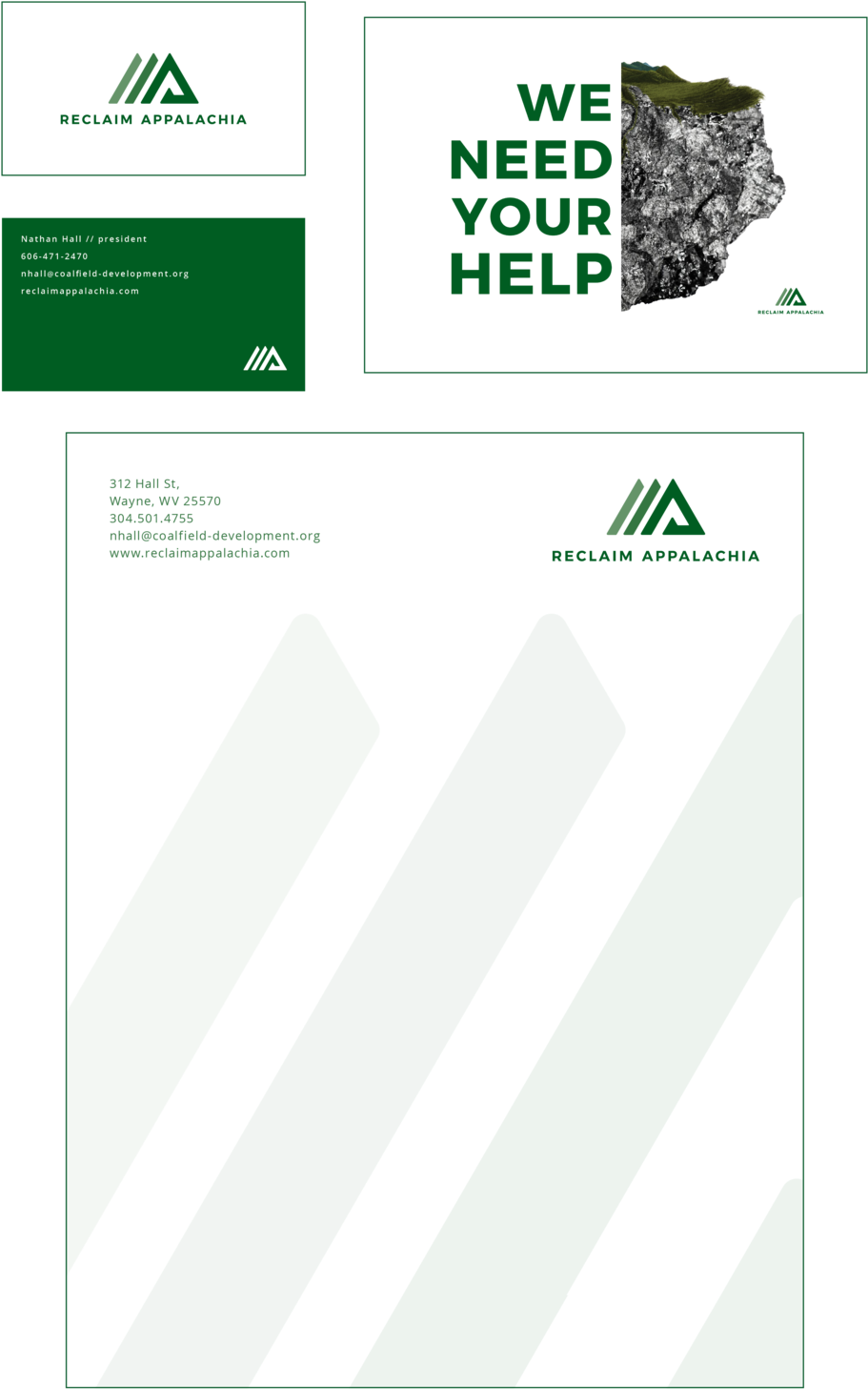 A Black And Green Poster With A Black Background