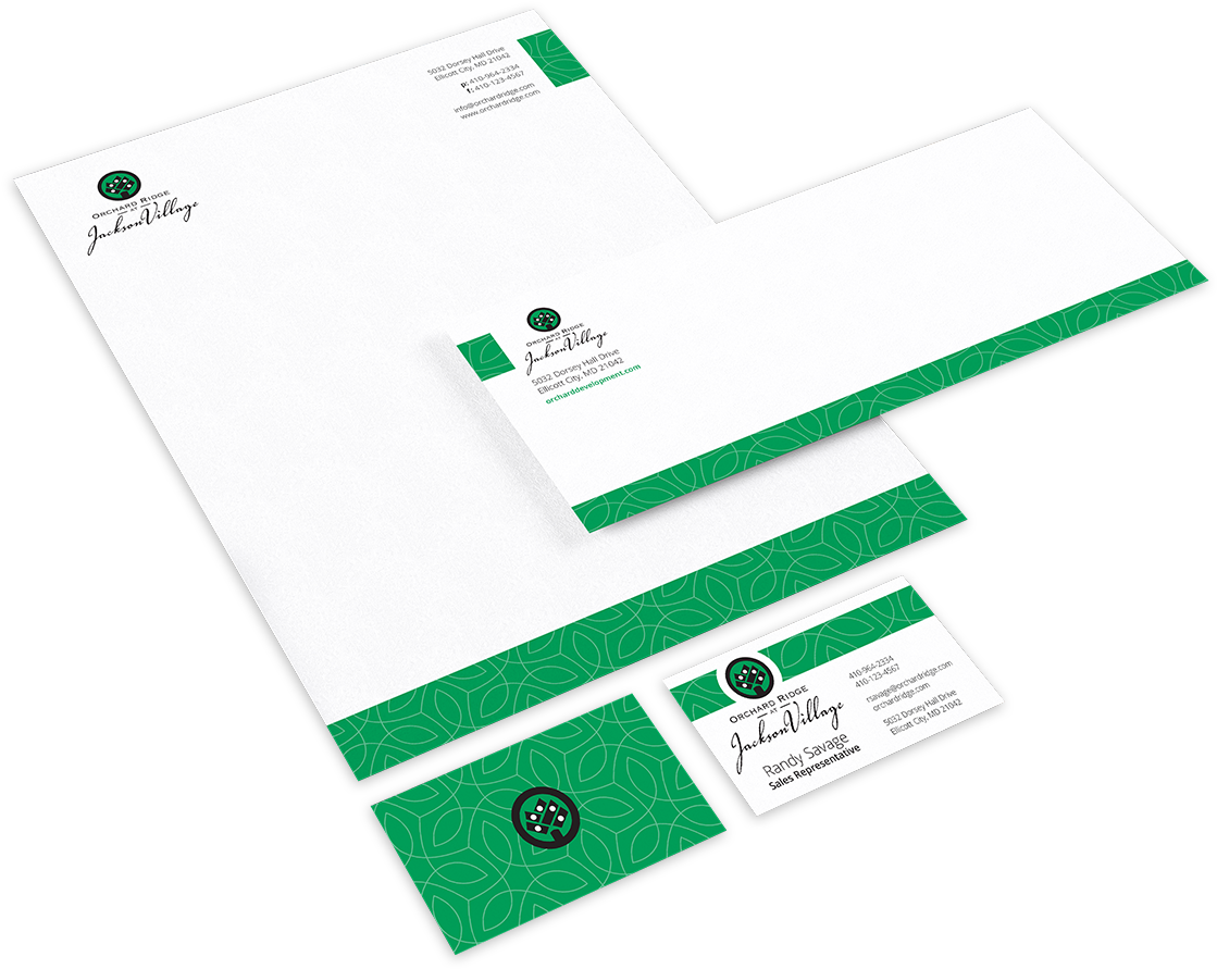 A Green And White Stationery
