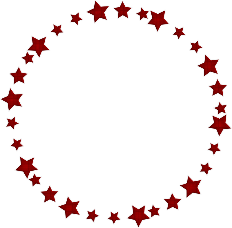 A Circle Of Red Stars
