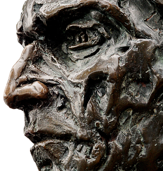 A Close Up Of A Statue