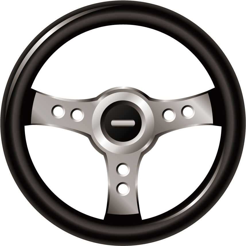 A Close-up Of A Steering Wheel