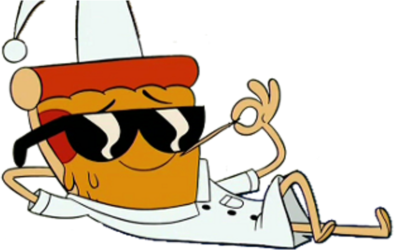 Cartoon Character With Sunglasses And A Hat