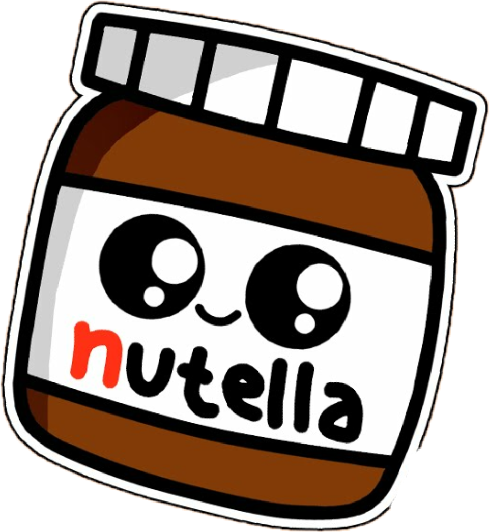 A Cartoon Of A Jar Of Nutella