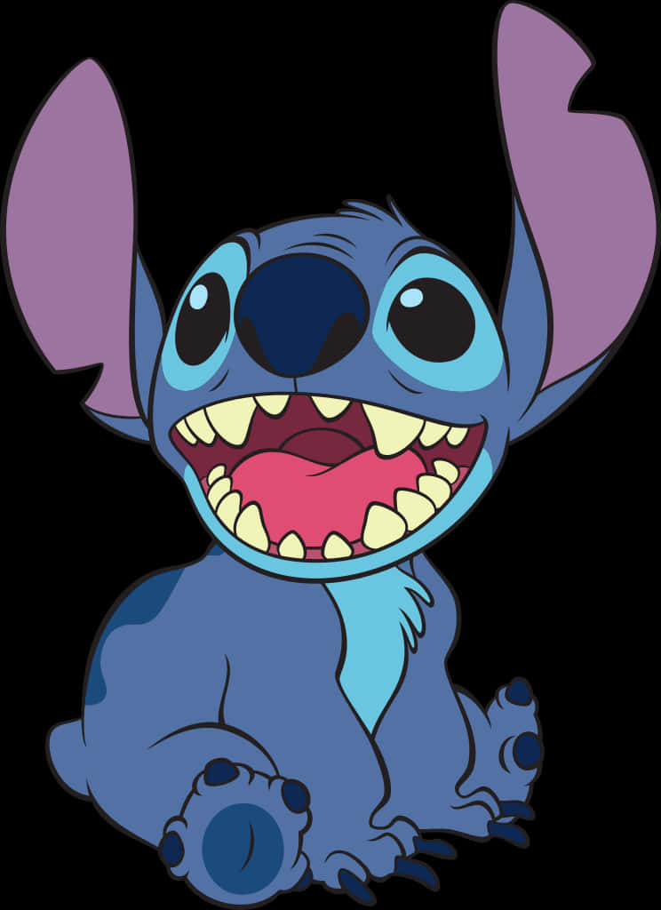 Stitch With Full-toothed Grin