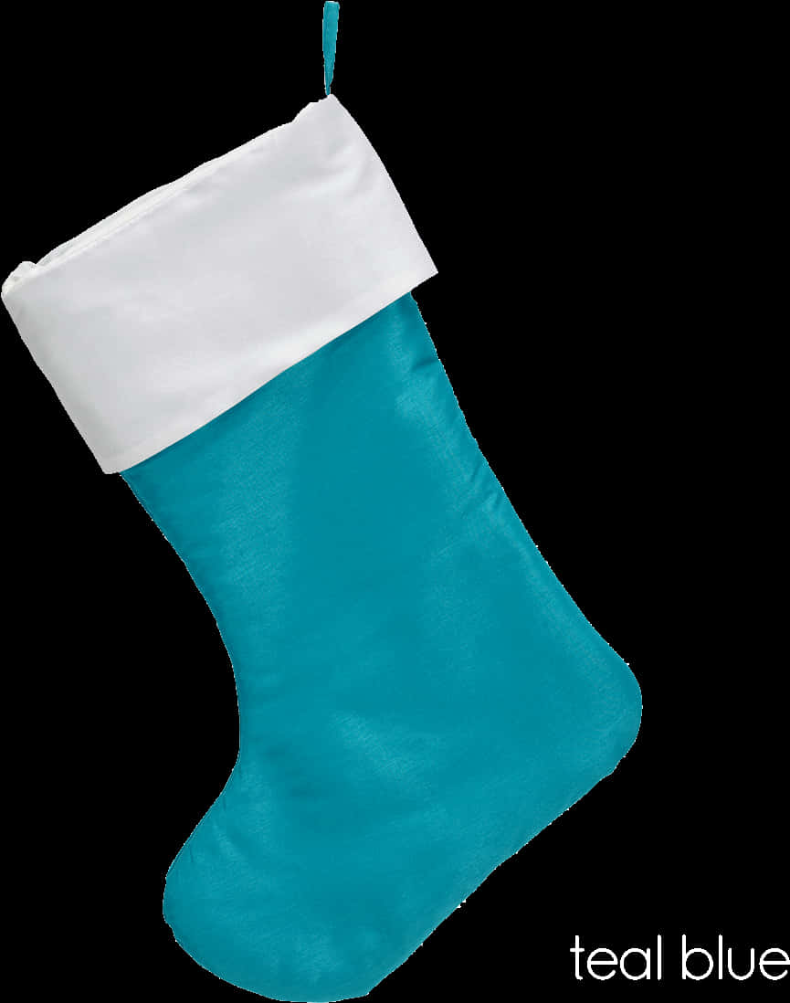 A Blue And White Stocking