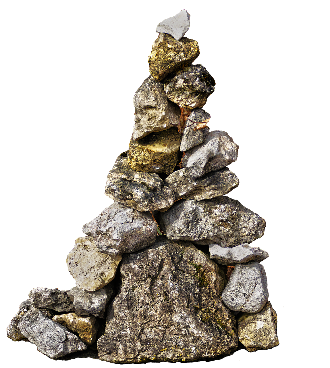 A Pile Of Rocks Stacked On Top Of Each Other