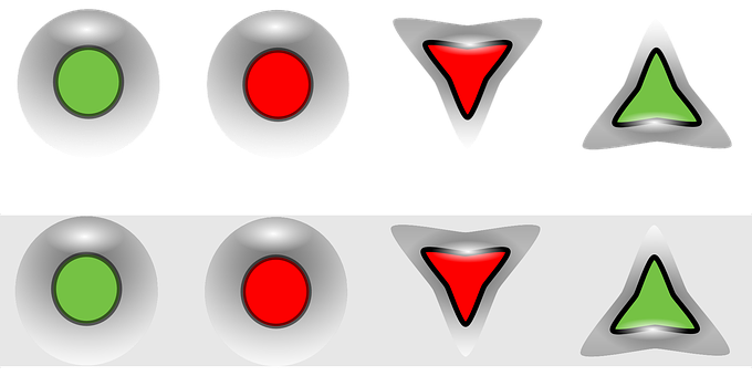 A Group Of Logos With Red Circles