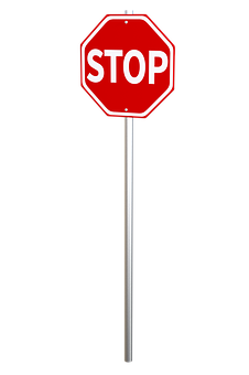 A Stop Sign On A Pole