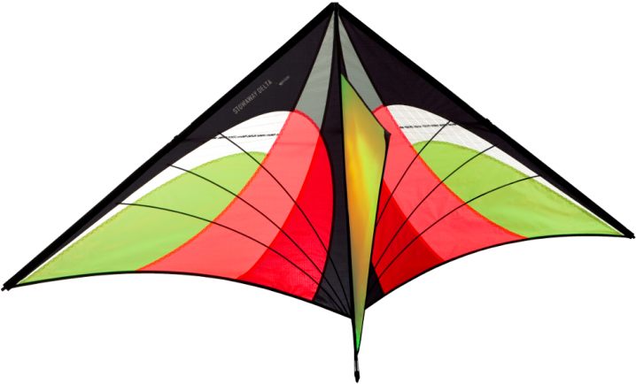 A Colorful Kite With Black Background