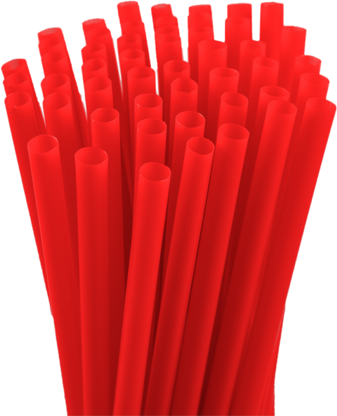A Bunch Of Red Straws