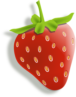 A Close-up Of A Strawberry