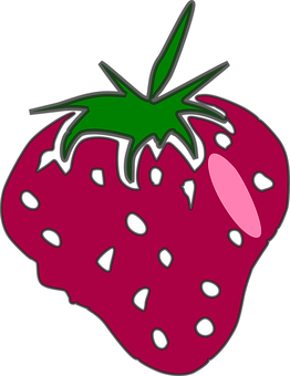 A Drawing Of A Strawberry