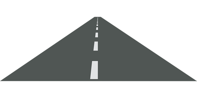 A Road With White Lines