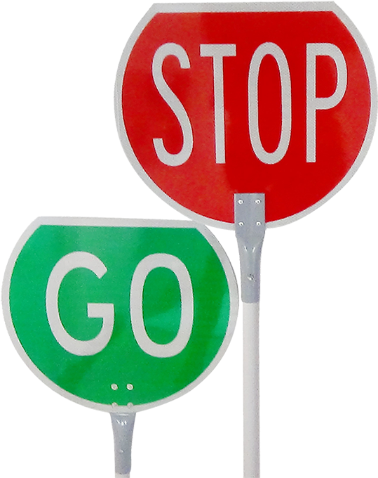 A Stop Sign And Go Sign