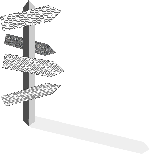 A Signpost With Several Arrows