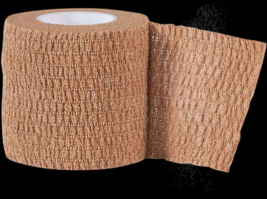 A Roll Of Brown Bandage