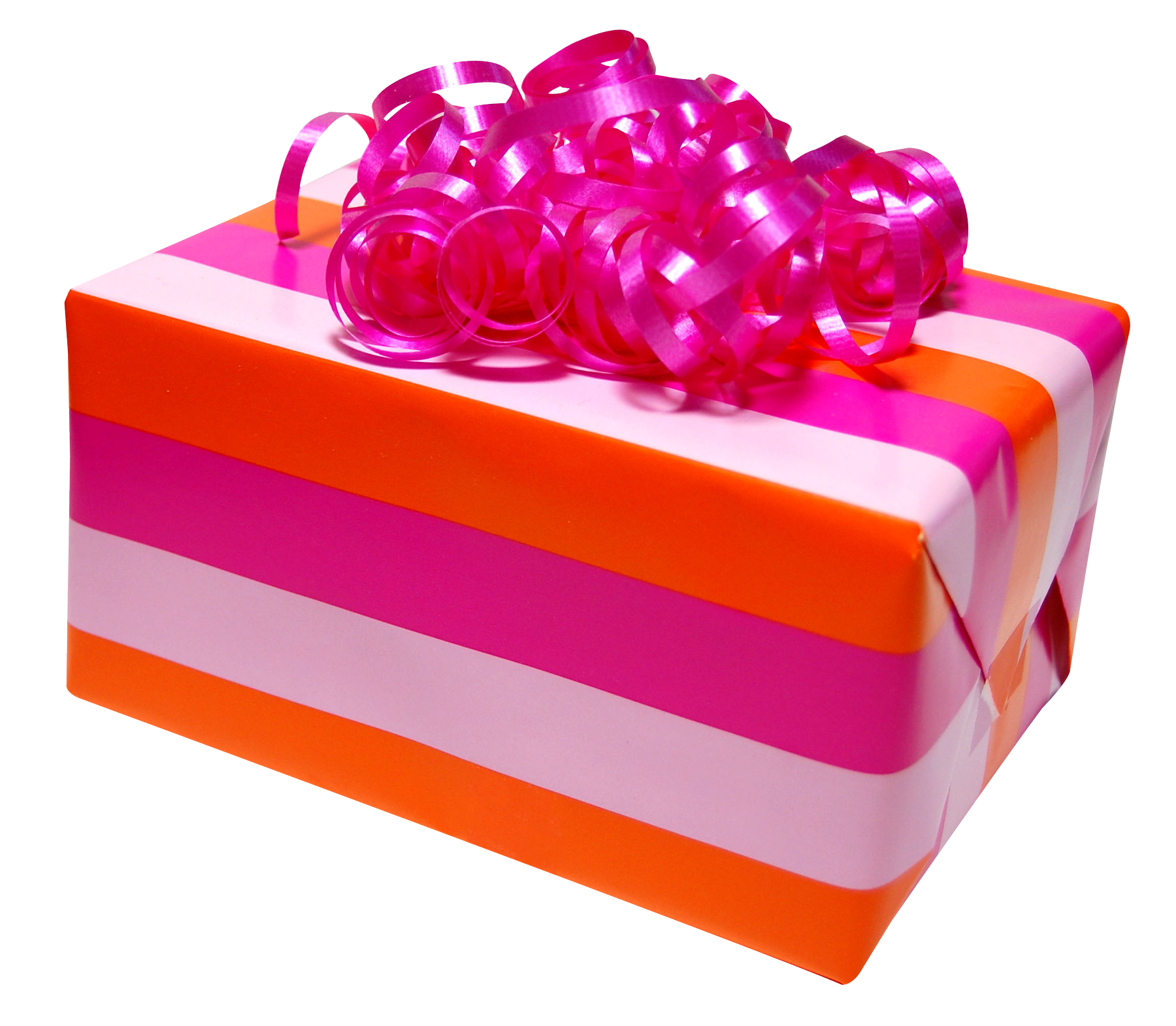 Striped Birthday Gift Box