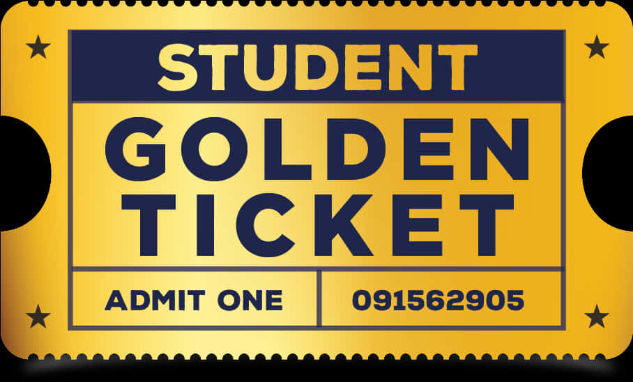 A Yellow And Blue Ticket