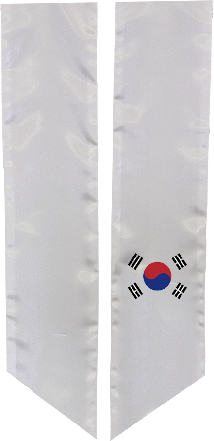 Study Abroad Sash For South Korea - South Korea Flag, Hd Png Download