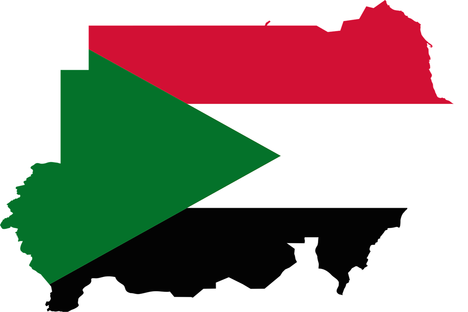 Sudan Flag And Map, Hd Png Download