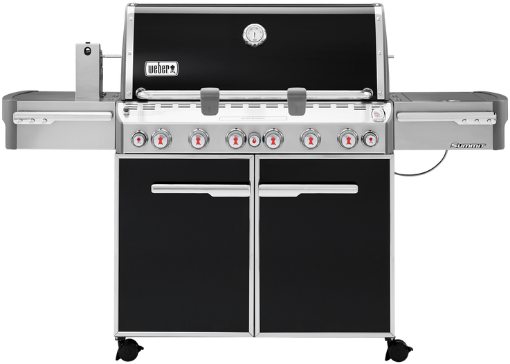 A Barbecue Grill On Wheels