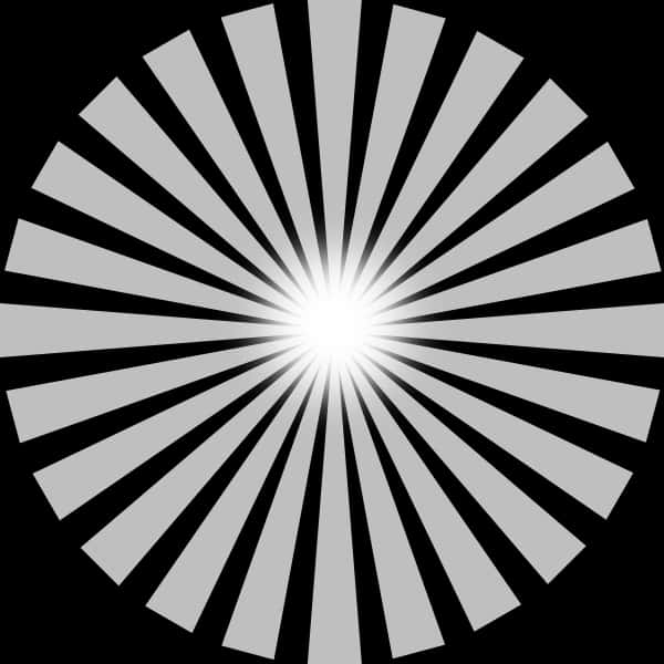 A White And Grey Circular Object With A Black Background
